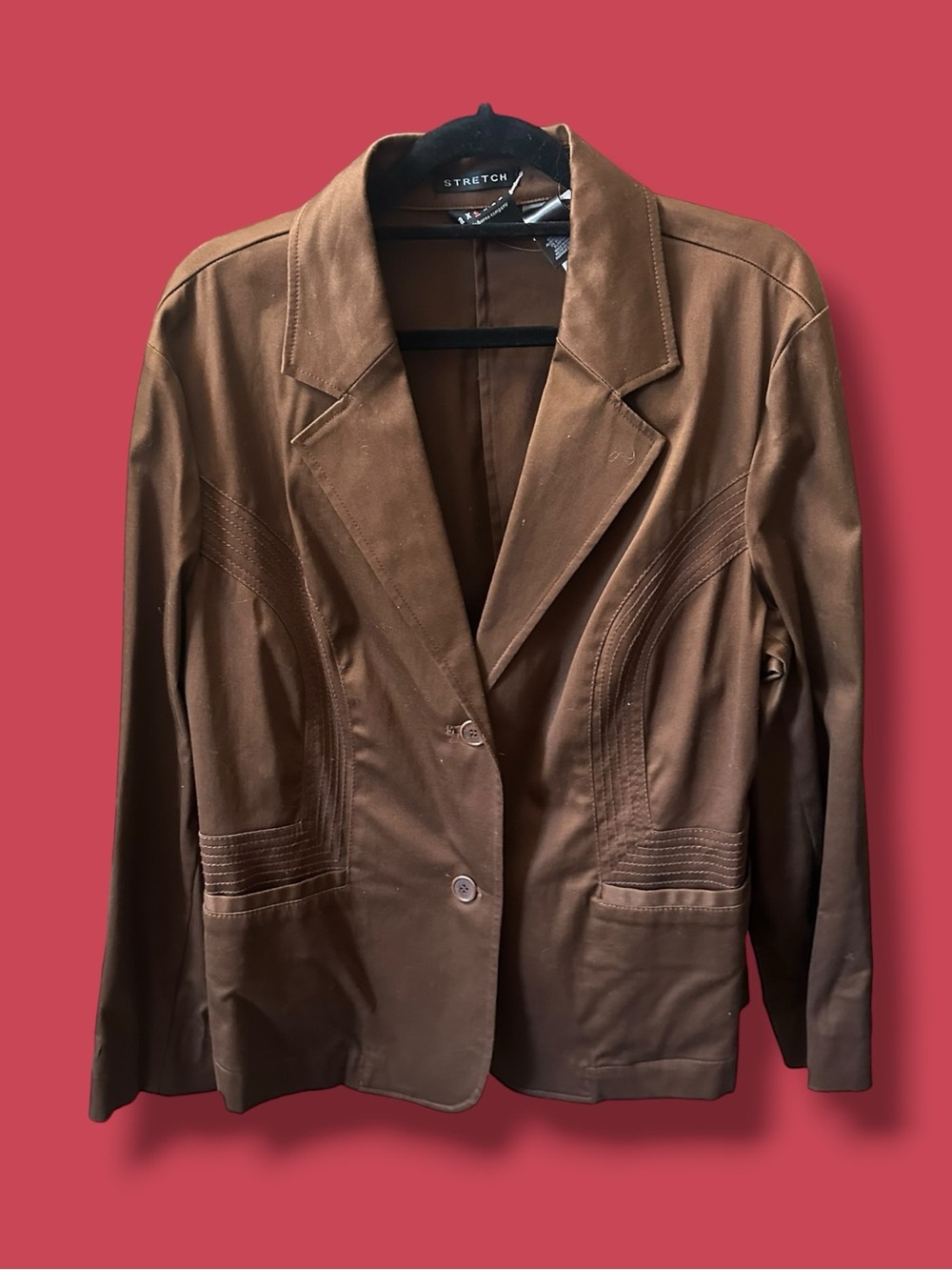 Liz Claiborne Brown Tailored Blazer Jacket